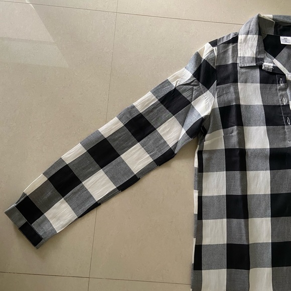 SSS Checked Cotton Shirt Dress - XS - Picture 5 of 8